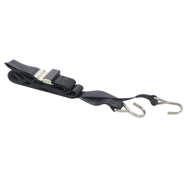 Seachoice Premium Gunwale Trailer Tie Down Strap 2" Wide - Black 51071